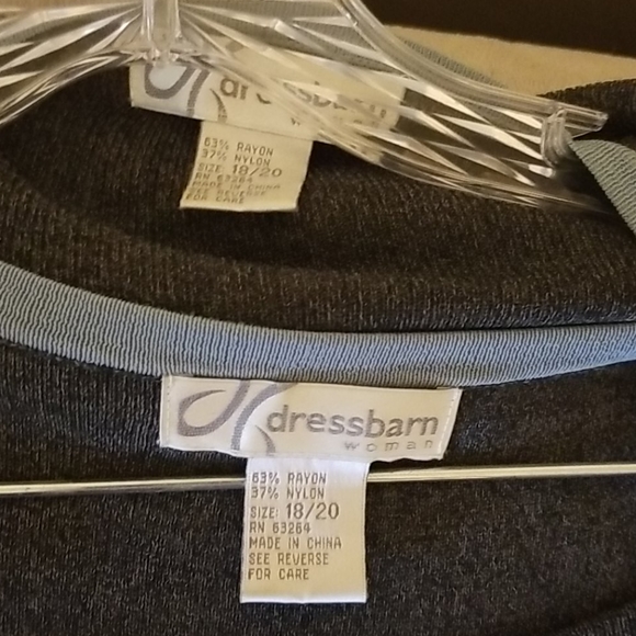 Charcoal Gray & Periwinkle blue office combo - Picture 2 of 3